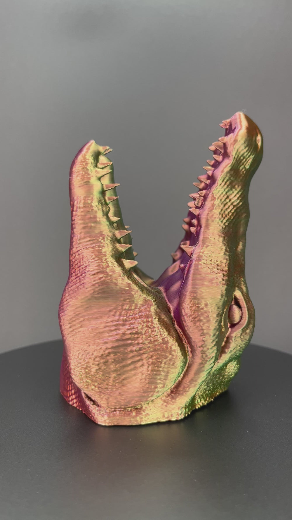 Bobine filament 3D PLA Silk Tricolor Green/Purple/Copper 1kg pour imprimante 1.75mm