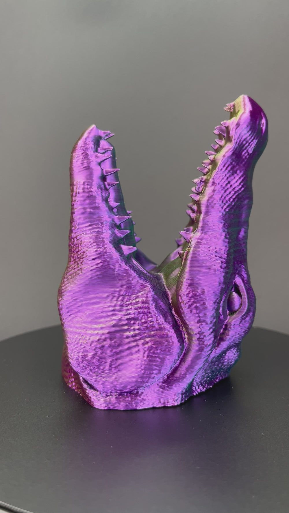 Bobine filament 3D PLA Silk Tricolor Dark Green/Purple/Yellow 1kg pour imprimante 1.75mm