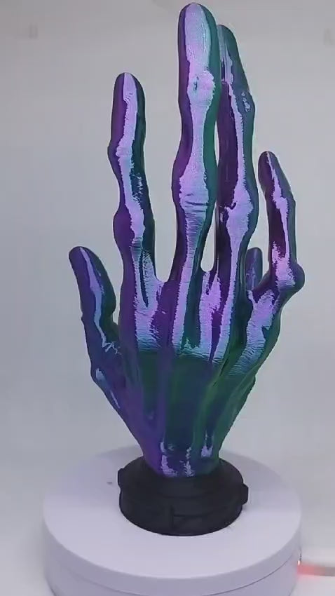 Bobine filament 3D PLA Silk Tricolor Dark Green/Purple/Yellow 1kg pour imprimante 1.75mm