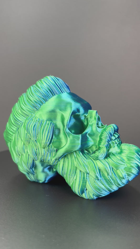 Filament 3D PLA+ SILK DUAL COLOR - BLUE/GREEN - 1.75mm - 1Kg