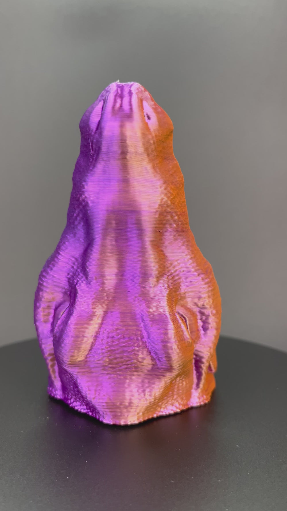 Bobine filament 3D PLA Silk Tricolor Purple/Banana Orange/Water Blue 1kg pour imprimante 1.75mm