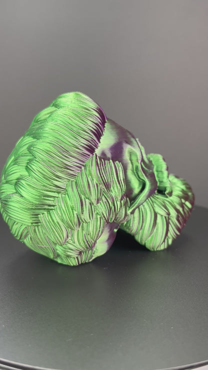Filament 3D PLA+ SILK DUAL COLOR - PURPLE/GREEN - 1.75mm - 1Kg