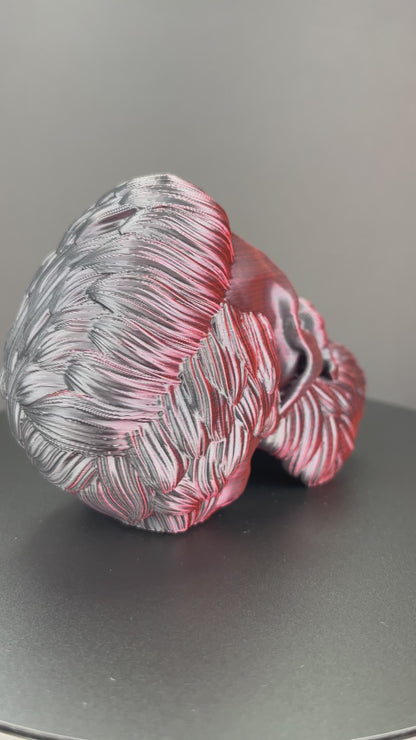 Filament 3D PLA+ SILK DUAL COLOR - RED/BLACK - 1.75mm - 1Kg