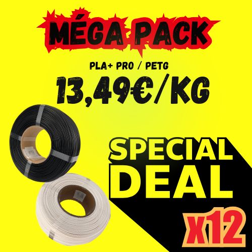 MEGA PACK PETG/PLA 13.49/kg